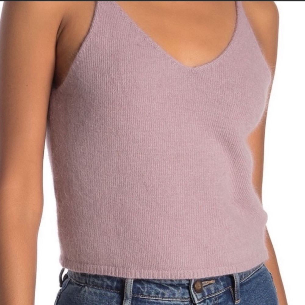 Code X Mode Angora Sweater Tank Top Large